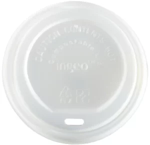 Compostable Domed Sip Thru Lid (1000 Lids)