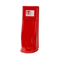 Single Red Fire Extinguisher Stand