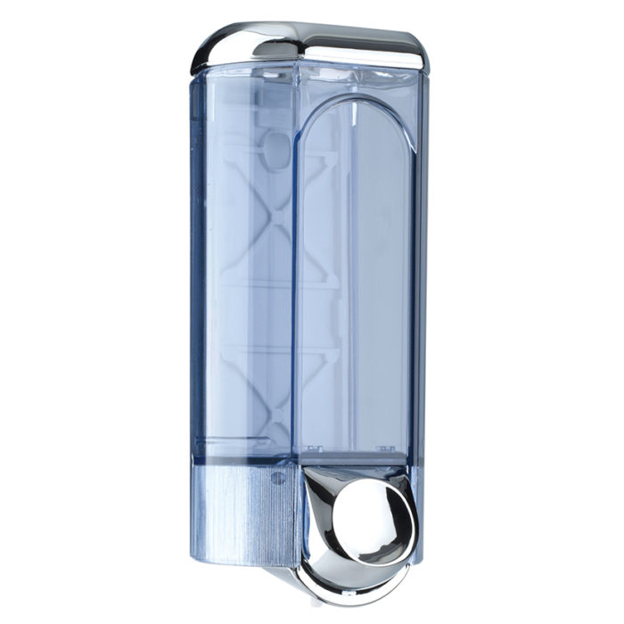 Soap Dispenser Chrome & Transparent 0.8L