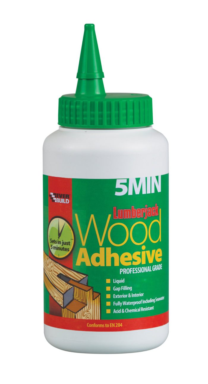 Everbuild Lumberjack 5 Min Wood Adhesive 750g