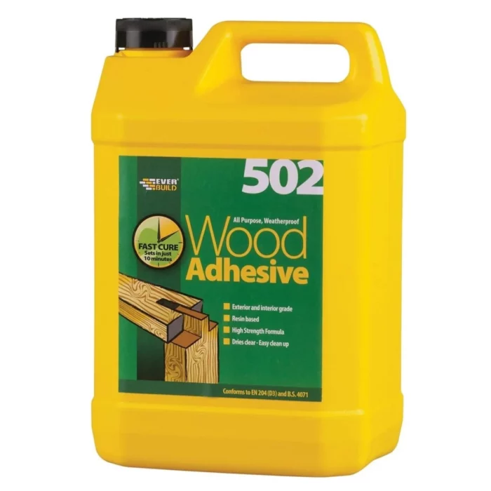 Everbuild 502 Wood Adhesive Glue 5L