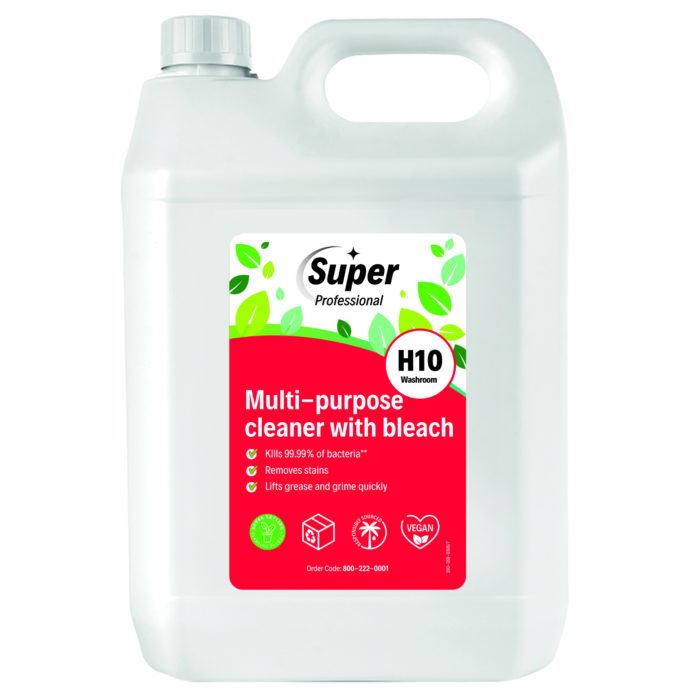 Super H10 Multi-Purpose Cleaner with Bleach 5L