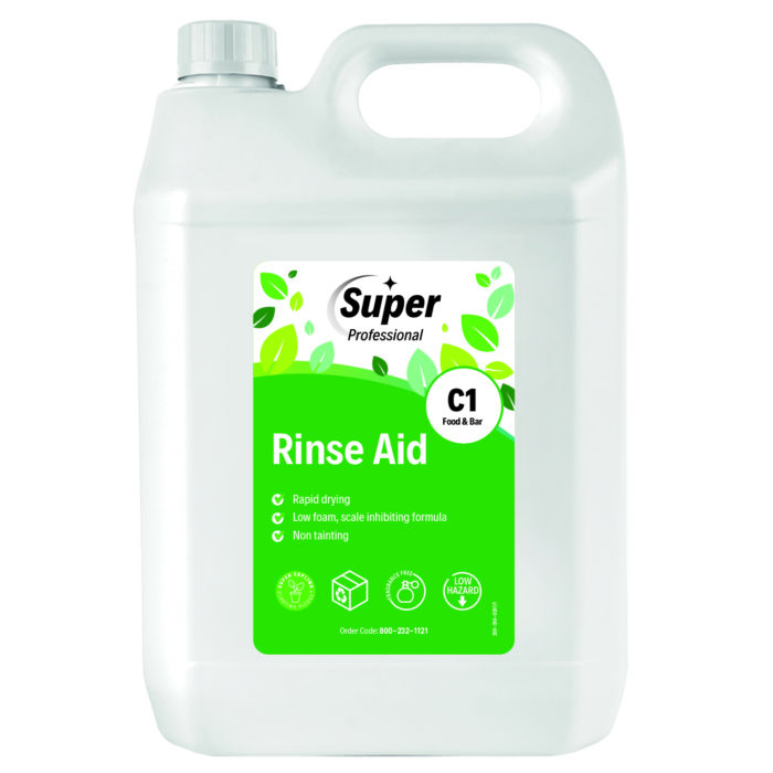 Super C1 Rinse Aid for Machine Dishwash 5L