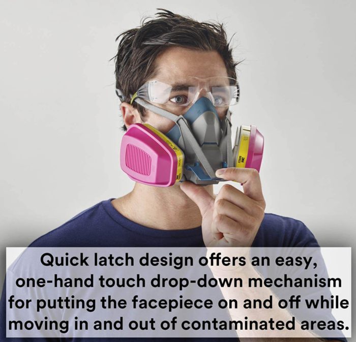 3M 6500 Reusable Half Mask Respirator - Image 2