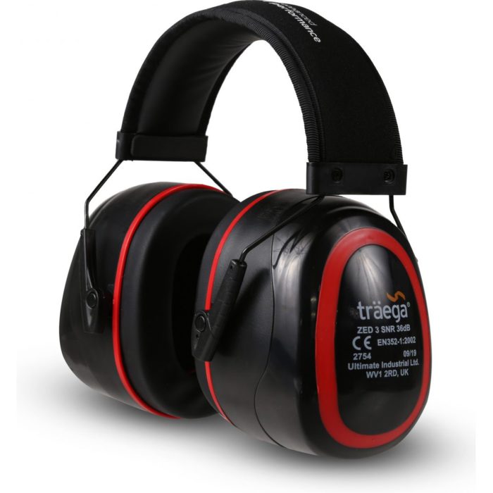 Traega ZED3 Padded Headband Ear Defender SNR 36